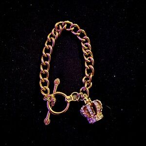 Juicy Couture crown bracelet (RARE)